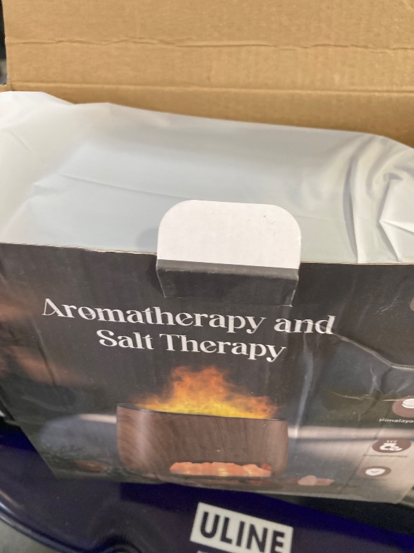 Photo 1 of 2-in-1 Ultrasonic Aromatherapy Diffuser: Upgrade Essential Oil Diffuser & Himalayan Salt Lamp, Quiet Scent Diffusers for Home with Cool Mist and Timer Settings