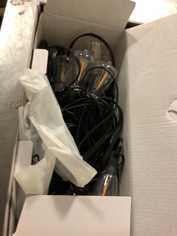 Photo 1 of Bulb Outdoor String Lights 2, 96ft Smart RGBIC Warm White Patio Lights with 30 LED Bulbs, 111 Scene Modes for Outdoor Decor