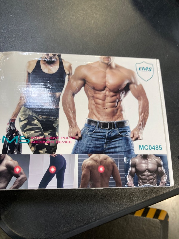 Photo 1 of ABS Stimulator EMS Muscle Stimulator, 8 Modes & 20-Level Intensity Muscle Toner Stimulator, Toner Belt Abs Stimulator(3-in-1)