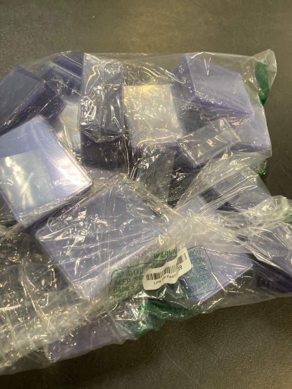 Photo 1 of 2000 Card Sleeves Top Loaders for Cards, 3"X4" Toploaders for Cards, Premium Baseball Card Protectors Hard Plastic for Sports and Game Cards (1000 Top Loaders + 1000 Clear Sleeves)