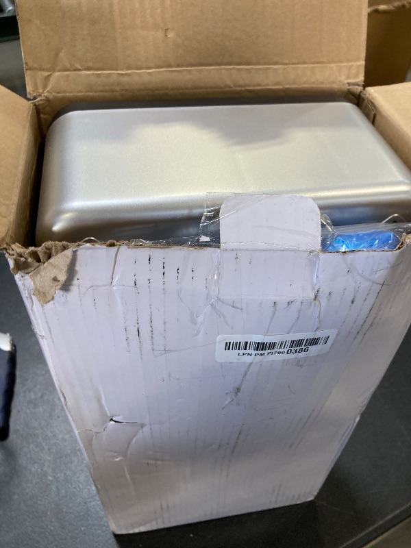 Photo 1 of Shoe Covers Dispenser with 200pcs Shoe Cover Disposable Non Slip, User-Friendly and Reliable Shoe Cover Machine, Fits Size Up to 11 US Men, Widely Applicable in Indoor(Silver)