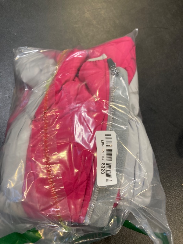 Photo 1 of FUAMEY Dog Coat for Small Dogs,Waterproof Dog Winter Jacket with Harness Built in Puppy Cold Weather Coats Reflective Pet Vest with Zipper Warm Fleece Dogs Snowsuit Windproof Pink large