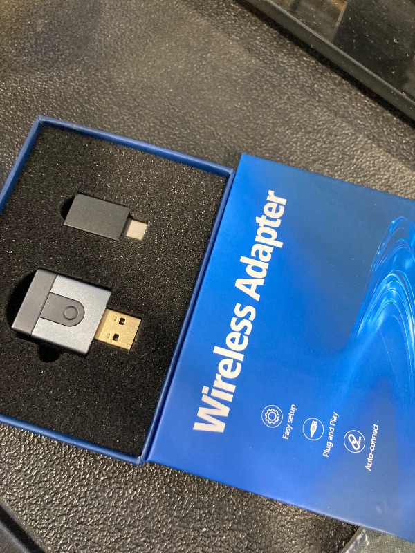 Photo 1 of 2-in-1 Mini Wireless CarPlay Adapter for Apple CarPlay & Android Auto,Upgrade Wired to Wireless, Fast Auto-Connect, Plug & Play (iOS 10+, Android 10+, 2016+ Cars)