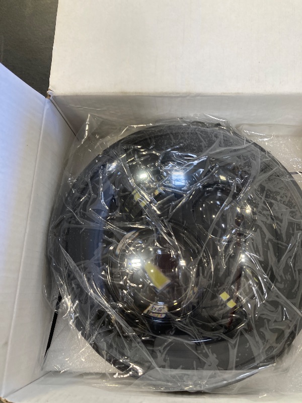 Photo 2 of UNI-SHINE 2pcs Projector 7 Inch LED Headlights Hi/Lo Beam 7’’ Round Headlight H6024 LED Headlight Compatible with Jeep Wrangler JK CJ TJ fit for Miata, Chevy S2