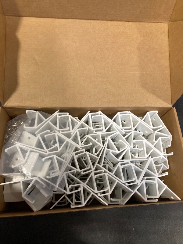 Photo 1 of 45°Angle Light Clips for Govee Outdoor Lights, for Govee Elite H805 and Non-pro/Original RGBIC H705 Permanent Outdoor Lights, Permanent Installation, for Govee Permanent Outdoor Lights Extension(108)