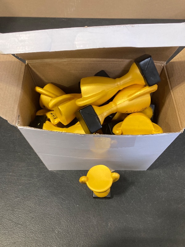 Photo 1 of 24 Pcs Christmas Relief Stress Appreciation Gift for Team, Xmas Employee Squeeze Trophy Inspirational Mini Trophy Stress Ball Bulk Recognition Award for Coworker Staff Team Christmas Office Business