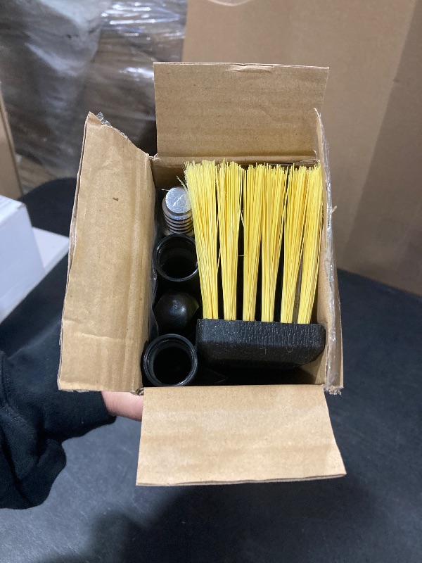 Photo 1 of 18 Inches Push Broom Outdoor with 65" Adjustable Handle, Heavy Duty Outdoor Broom with Stiff Bristles, for Cleaning Yard, Garage, Shop, Driveway, Wood, Stone, Deck, Concrete, and Tile Floor.
