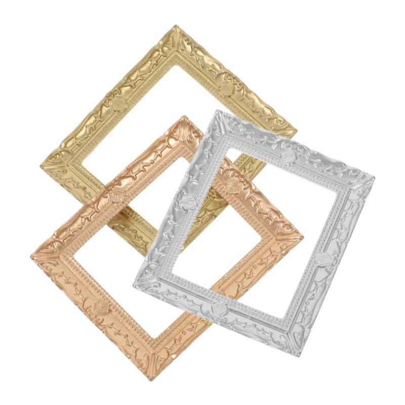 View 2 of 11Pcs Vintage Mini Picture Elegant Resin Decorative Frames for Jewelry Display and Home Decoration Includes and Frames