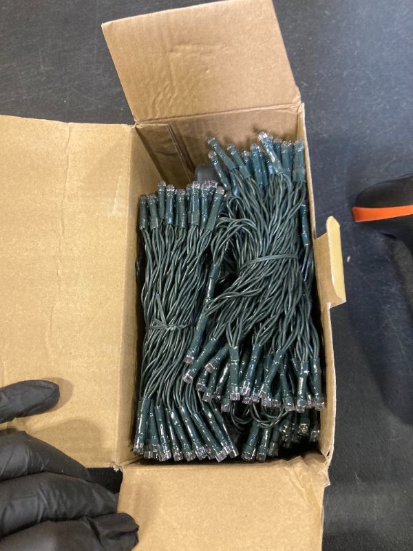 Photo 1 of 4 Pack 180FT Solar Christmas Lights Outdoor Waterproof, Super Bright 320 LED Solar String Lights with 8 Lighting Modes, Green Wire Twinkle Tree Light for Outside Xmas Party Decorations (Red and Green)