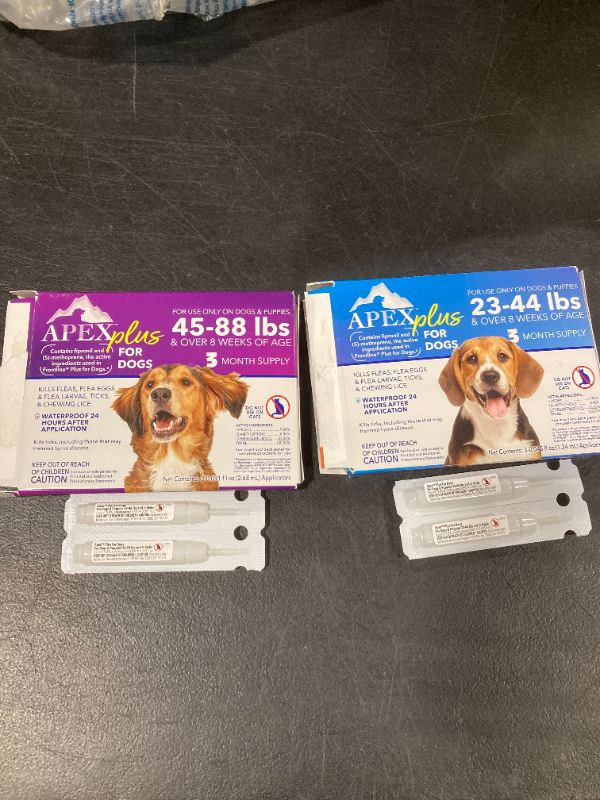 Photo 1 of Apex Plus Flea and Tick Prevention for Dogs | Medium (23-44 lbs) And Large (45-88 lbs )