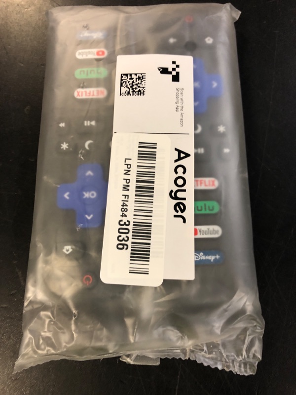 Photo 1 of (Pack of 2) Replacement Remote Control Only for Roku TV, Compatible for TCL Roku/Hisense Roku/Onn Roku/Sharp Roku/Element Roku/Westinghouse Roku/Philips Roku Smart TVs (Not for Roku Stick and Box)