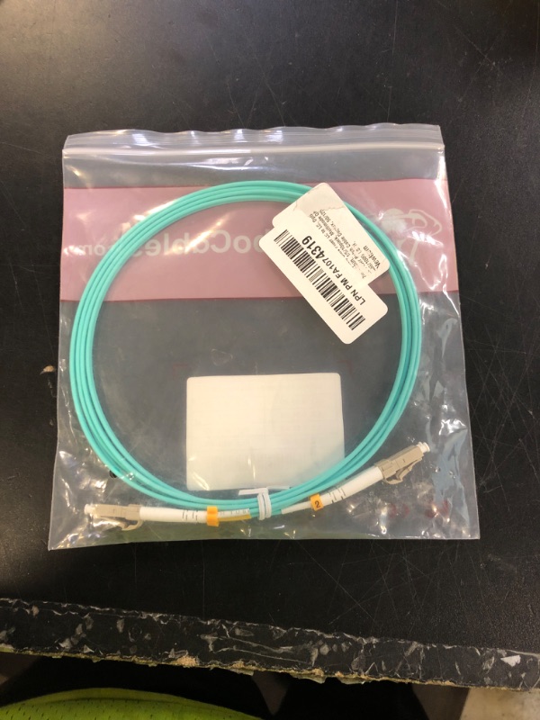 Photo 1 of 100ft(30m) OM4 LC LC Fiber Patch Cables MMF Multimode, Options 0.2m~153m, Fiber Optical Cable Duplex, 50/125?m 40G/100G LSZH (5pack), ???????????