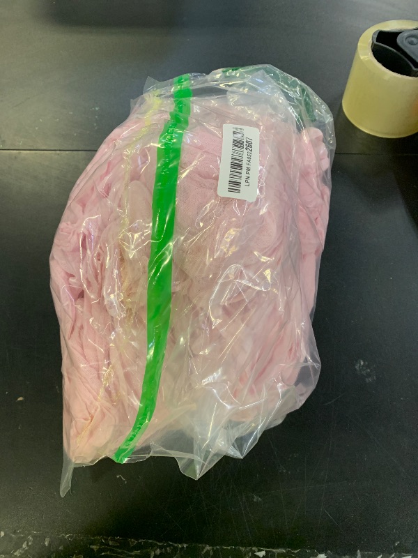 Photo 1 of 10 Pack Light Pink Cheesecloth Table Runner 6FT Boho Gauze Fabric Table Runner Vintage Rustic Sheer Runners for Wedding Party Bridal Baby Shower Long Table Decorations