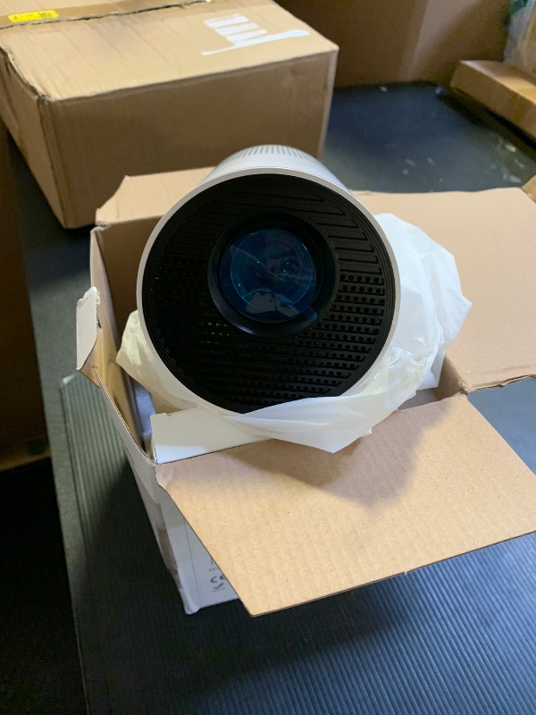 Photo 1 of ?Electric Focus?Magcubic Mini Projector 4K Support, Portable Projector with WiFi 6 and Bluetooth 5.4, Smart Proyector, 5W Soundbase Speaker, 180°Rotation for Home Theater