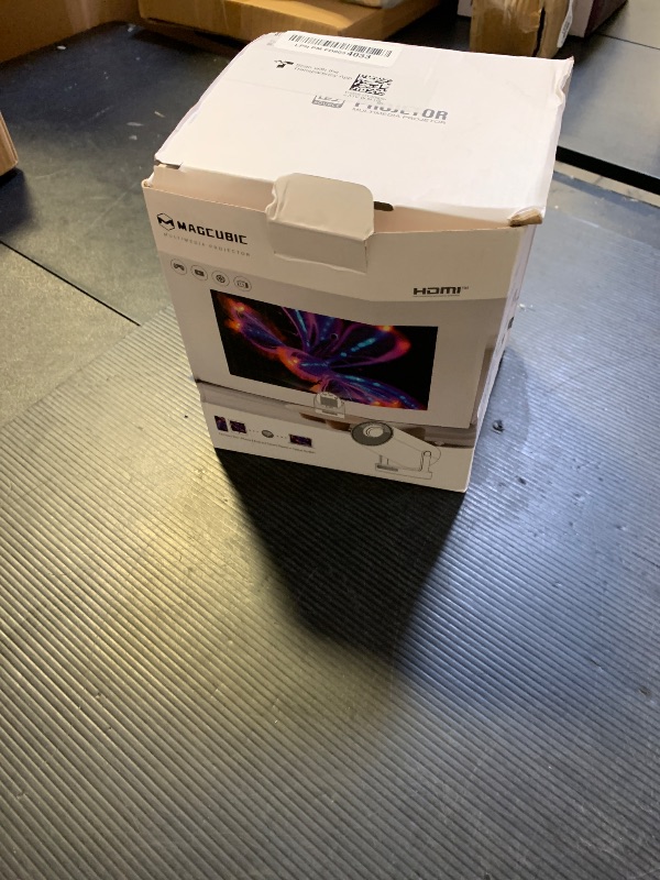 Photo 1 of ?Electric Focus?Magcubic Mini Projector 4K Support, Portable Projector with WiFi 6 and Bluetooth 5.4, Smart Proyector, 5W Soundbase Speaker, 180°Rotation for Home Theater