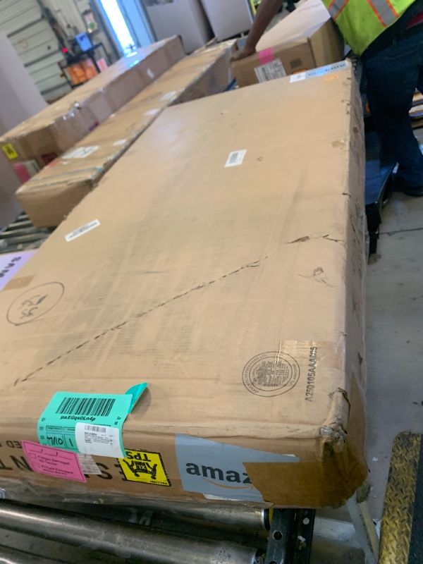 Photo 1 of *INCOMPLETE** Nectar Bed Frame & Headboard - Grey - Queen - 8 Inch Legs and Sturdy Wooden Slats for Support - Contemporary and Durable Upholstery - Holds Up to 700 Pounds - Easy Assembly