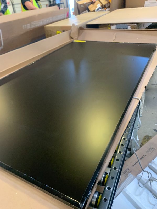 Photo 1 of FOR PARTS TELEVISION DOES NOT FUNCTION PROPERLY ************* Samsung 75-Inch Class The Frame Pro LS03FW 4K Neo QLED Mini LED Smart TV (2025 Model) Slim Fit Wall Mount, Modern Frame Design, Wireless One Connect, NQ4 AI Gen3 Processor, Art Mode, Alexa Buil