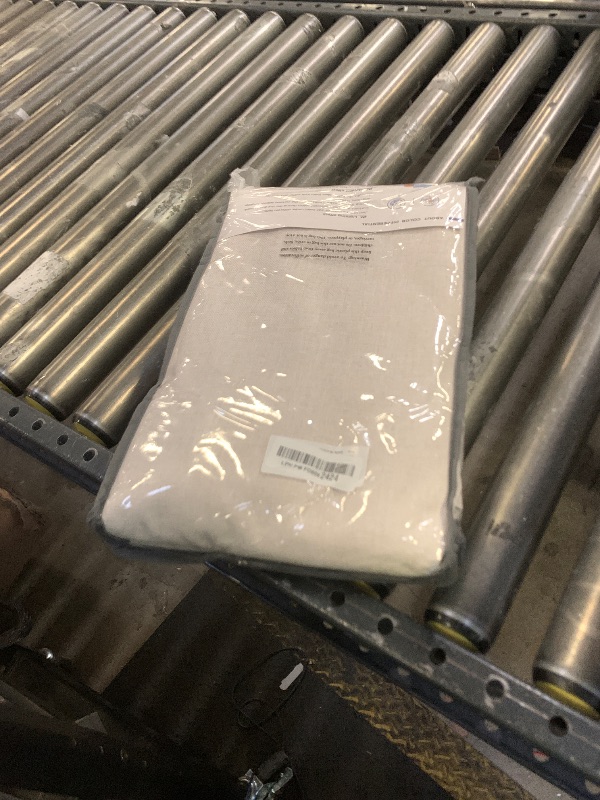 Photo 1 of 100% Blackout Shield Linen Blackout Curtains for Bedroom 84 Inches Long, Back Tab/Rod Pocket Living Room Drapes, Thermal Insulated Blackout Curtains 2 Panels Set, 50" W x 84" L, Cream