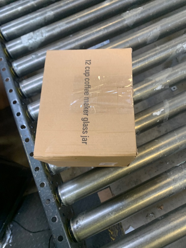 Photo 1 of 12-Cup Glass Carafe Replacement Pot for Mr Coffee, Black & Decker, Hamilton Beach, KitchenAid, Universal Coffee Maker Carafe Pot 12 Cup- 1.8L Coffee Pot with Handle & 3 Snap-On Caps in Different Sizes