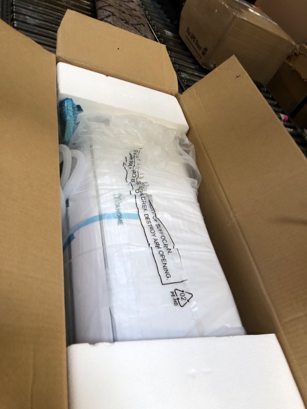 Photo 1 of *BOX 1 OF 2 ONLY** YITAHOME 12000 BTU Mini Split Air Conditioner Heat Pump System, Wifi Enabled 20 SEER2 115V Inverter Ductless AC Cool Up to 750 Sq. Ft, Compatible with Alexa, Complete Installation Kit, White