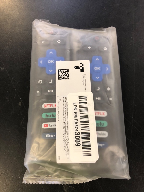 Photo 1 of (Pack of 2) Replacement Remote Control Only for Roku TV, Compatible for TCL Roku/Hisense Roku/Onn Roku/Sharp Roku/Element Roku/Westinghouse Roku/Philips Roku Smart TVs (Not for Roku Stick and Box)