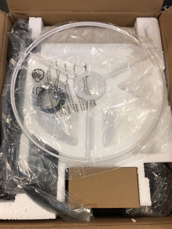 Photo 1 of [Upgraded] Dimmable Black Floor Lamp, 1200 Lumens LED Edison Bulb Included, Arc Floor Lamp for Living Room Modern Standing Tall Floor Lamps with Linen Shade for Bedroom Office Reading Room Nursery