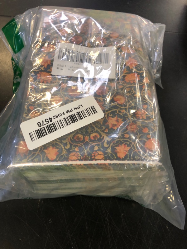 Photo 1 of 100 Pack William Morris Guest Napkins Vintage Floral Blue Paper Napkins Disposable Paper Hand Towels Dinner Baby Shower Party Supplies Decorative Napkins - 4.3 X 7.8 Inches