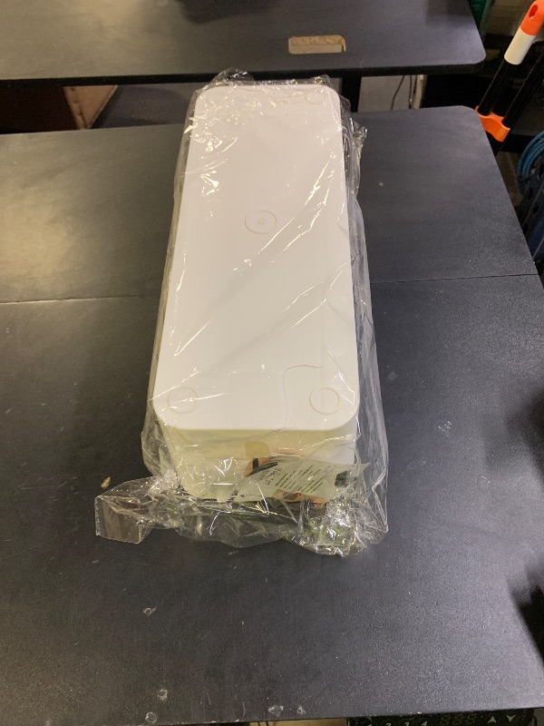 Photo 1 of [Set of Three] Cable Management Boxes Organizer, Large Storage Wires Keeper Holder for Desk, TV, Computer, USB Hub, System to Cover and Hide & Power Strips & Cords (Ice White)