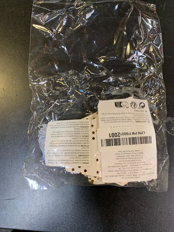 Photo 1 of 120 Pcs Gold Foil Paper Gift Tags with String for Christmas, Weddings, Party Favors, Stripes and Polka Dots Design (1.8 x 3.2 in)