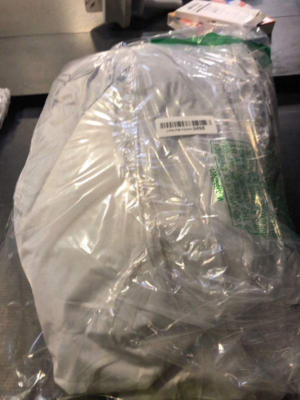 Photo 1 of 10×10 Canopy Replacement Top, Pop Up Canopy Replacement Cover for Straight Leg Frame Tent, Waterproof Canopy Top Cover for Garden Patio Camping (Top Only)(Sliver White)