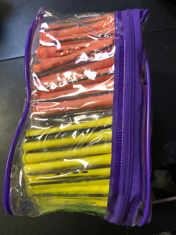 Photo 1 of 120Pcs Hair Perm Rods Set, 6 Sizes Plastic Hair Cold Wave Rods, Heatless Perming Rods Hair Curlers Rollers with Pintail Comb for Long Short Straight Curly Natural Hair DIY Hairdressing Styling Tools