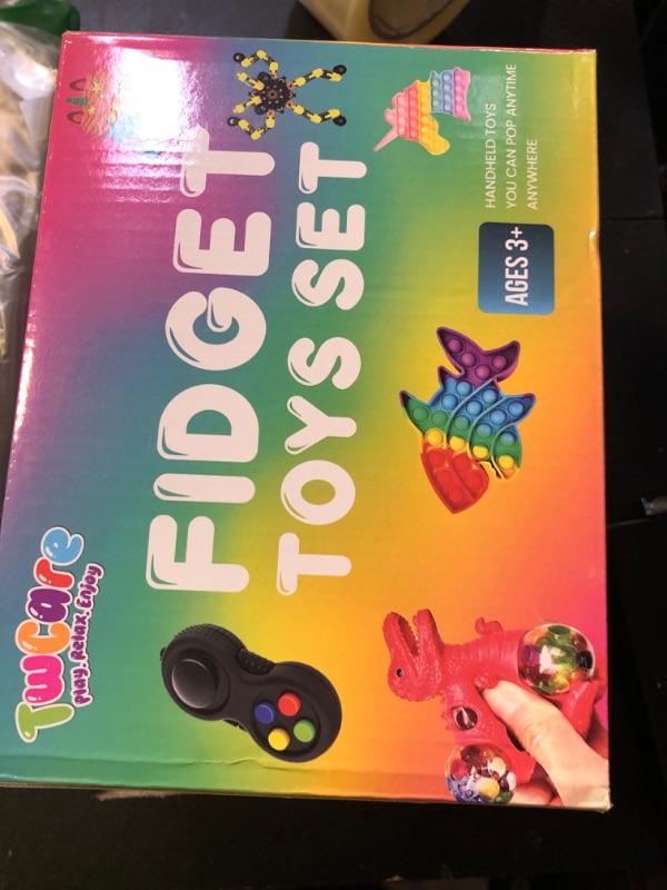 Photo 1 of 120 Pcs Fidget Toys Pack, Pop Sensory Party Favors Set Gifts for Kids Adults Boy Girl Stocking Stuffers Autistic Bulk Goodie Bag Filler Treasure Box Classroom Prizes School