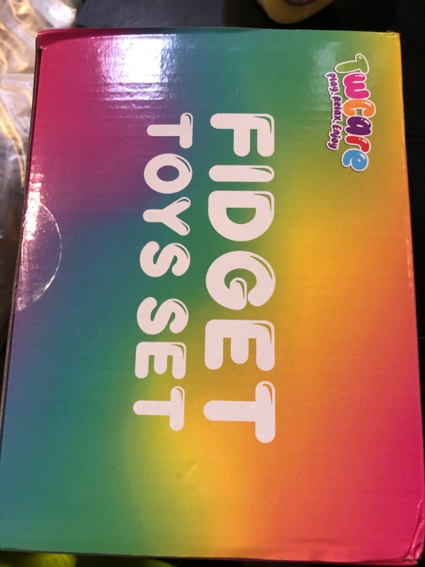 Photo 1 of 120 Pcs Fidget Toys Pack, Pop Sensory Party Favors Set Gifts for Kids Adults Boy Girl Stocking Stuffers Autistic Bulk Goodie Bag Filler Treasure Box Classroom Prizes School