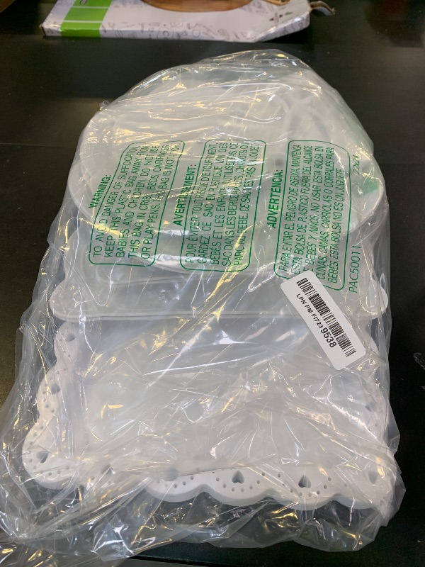 Photo 1 of 10 Pcs Cake Stand White Plastic Dessert Table Display Set 4 Pcs 3 Tired Cupcake Stand Cookie Tray Rack Serving Tray Cake Display Tower and 6 Pcs Dessert Trays for Wedding Baby Shower Tea Party (White)