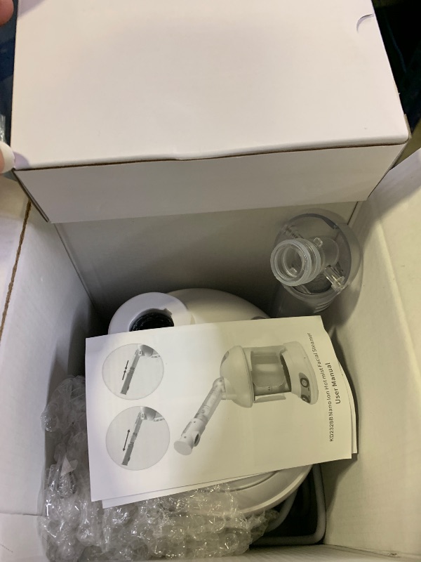 Photo 1 of *INCOMPLETE** Facial Steamer - DENFANY Nano Ionic Face Steamer with Extendable 360° Rotating Arm - Portable Facial Steamer for Personal Care at Home or Salon (Blue)