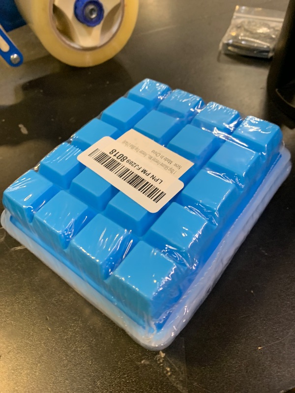 Photo 1 of 1 Tbsp Silicone Freezer Molds - Perfect for Storing Garlic, Herbs, Ginger, Pesto, Tomato Paste, Lemon Juice,Vegetable Purees,Purees and More - Silicone Food Freezer Tray (Blue 2 Pack)