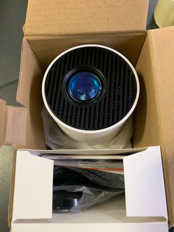 Photo 1 of [Built-in Apps & 2025 Upgraded] Mini Projector with WiFi 6 and Bluetooth 5.4 Support 4K 1080P Auto Keystone 180° Rotatable Projector Portable Compatibile with HDMI/TV Stick/Memory Stick/Laptop, White