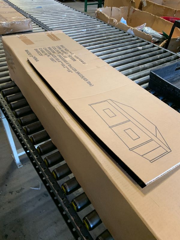 Photo 1 of 10x20 Pop Up Canopy, Heavy Duty Outdoor Canopy Tent with 2 Sidewalls & Portable Roller Bag - 3 Adjustable Height, 4 Weight Bags Included, Blue