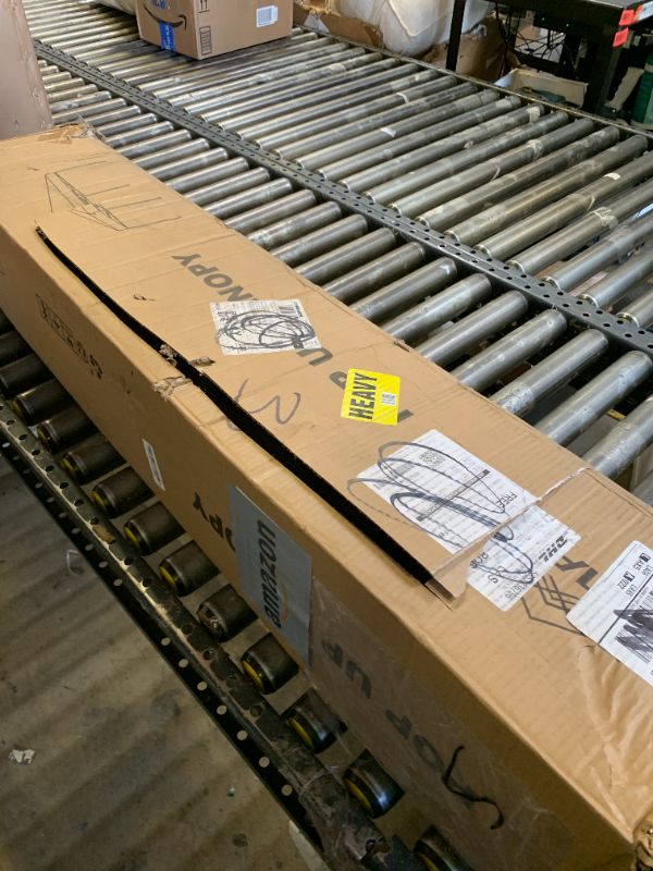 Photo 1 of 10x10 Pop Up Canopy with Sidewalls, Easy Up Canopy Tent, Heavy Duty Tents for Parties, One Person Set Up Event Tent, Black