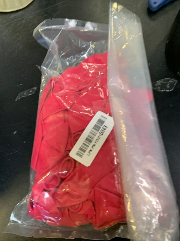 Photo 1 of 110 Pack Hot Pink Balloons 12 Inch Latex Party Balloons, Matte Magenta Balloons for Valentine's Day Birthday Party Graduation Anniversary Wedding Backdrop Decorations