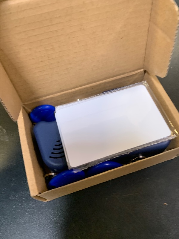 Photo 1 of 125khz RFID Reader Writer,Handheld RFID Copier,RFID Reader for 125khz Id and Hid Cards (with 5pcs T5577 Key Fob and 5pcs T5577 RFID Cards)