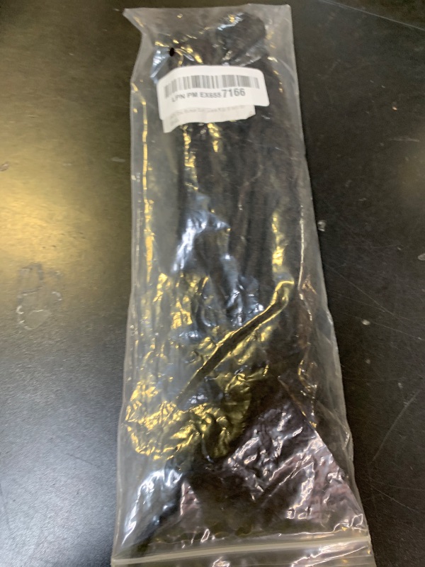 Photo 1 of 100% Real Human Hair 0.2cm Width 8 Inch Loc extensions Human Hair with Curly Ends 30 Strands per pack Full Handmade Dreadlock Extensions Can be dyed and bleached for Men Women Kids (8 Inch-30)