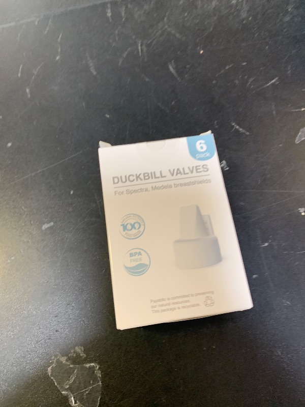 Photo 1 of [6-Count] Papablic Duckbill Valves for Spectra and Medela, Replaceable Duckbill Valves for Spectra S1 Spectra S2 valves and Medela Pump in Style, BPA/DEHP Free White