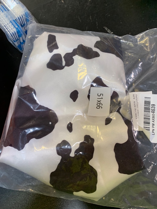 Photo 1 of 1 Pack Satin Pillowcase for Hair and Skin Cow Print Brown Imitation Silk Pillowcase with Hidden Zipper Soft Breathable Smooth Cooling Pillow Cover Standard Size for Bedroom Sofa 20”x26”