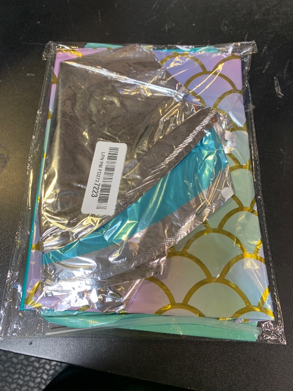 Photo 1 of 11pcs Mermaid 3th Birthday Decorations Mermaid Tail Balloons Seashell Balloons Birthday Party Decor Supplies