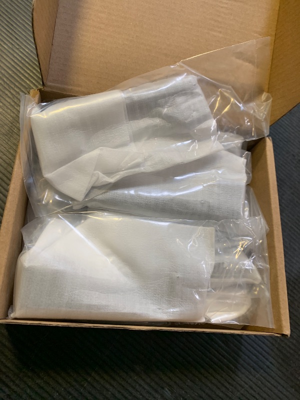 Photo 1 of 10 Pack Adjustable Cabinet Pulls Black and Silver, 3 and 3 3/4 inch Hole Spacing Cabinets Handles, 2 Tone Dresser and Drawer Pull, Square Kitchen Hardware