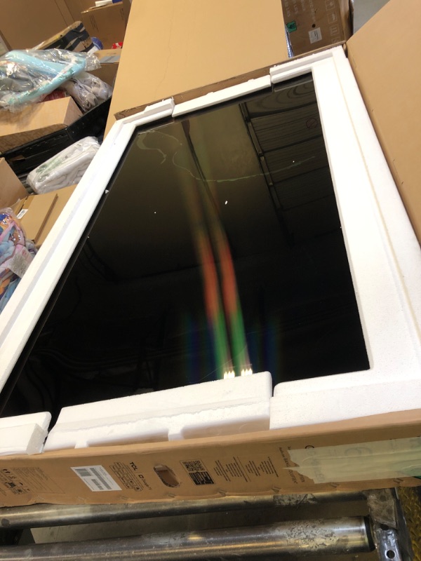 Photo 1 of TCL 65 Inch Class QM7K Series | Mini LED QLED 4K HDR | 65QM7K, 2025 Model | 120HZ-144HZ Anti Reflective Screen Smart Google TV Dolby Atmos Onkyo Audio | Voice Remote Alexa Gaming Streaming Television --------BROKEN PARTS ONLY