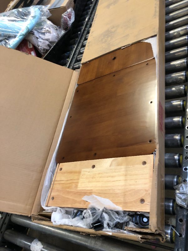 Photo 3 of JIAWORLDER Solid Wood Rotating Bookshelf Tower, 5-Tier Square Spinning Bookcase with Drawer, 70" Floor Standing Revolving Bookshelf on Wheels, Corner Bookcase for Small Space, Walnut