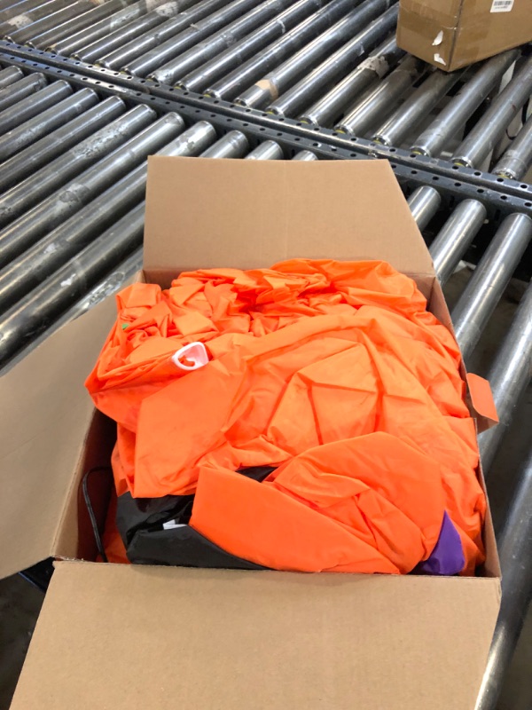 Photo 1 of 11FT Halloween Inflatable, Giant Halloween Inflatables Archway, Inflatables Blow Up Scary Pumpkin with Ghost and Cat for Lawn Garden Yard Holiday Party Decoration