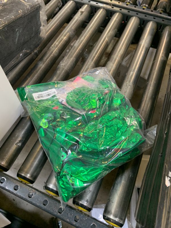 Photo 1 of [52 PCS] 16" Foil Green Letter Balloons 2 Sets of A-Z, Mylar Aluminum Hanging Alphabet for Graduation New Year eve Birthday Party Decorations